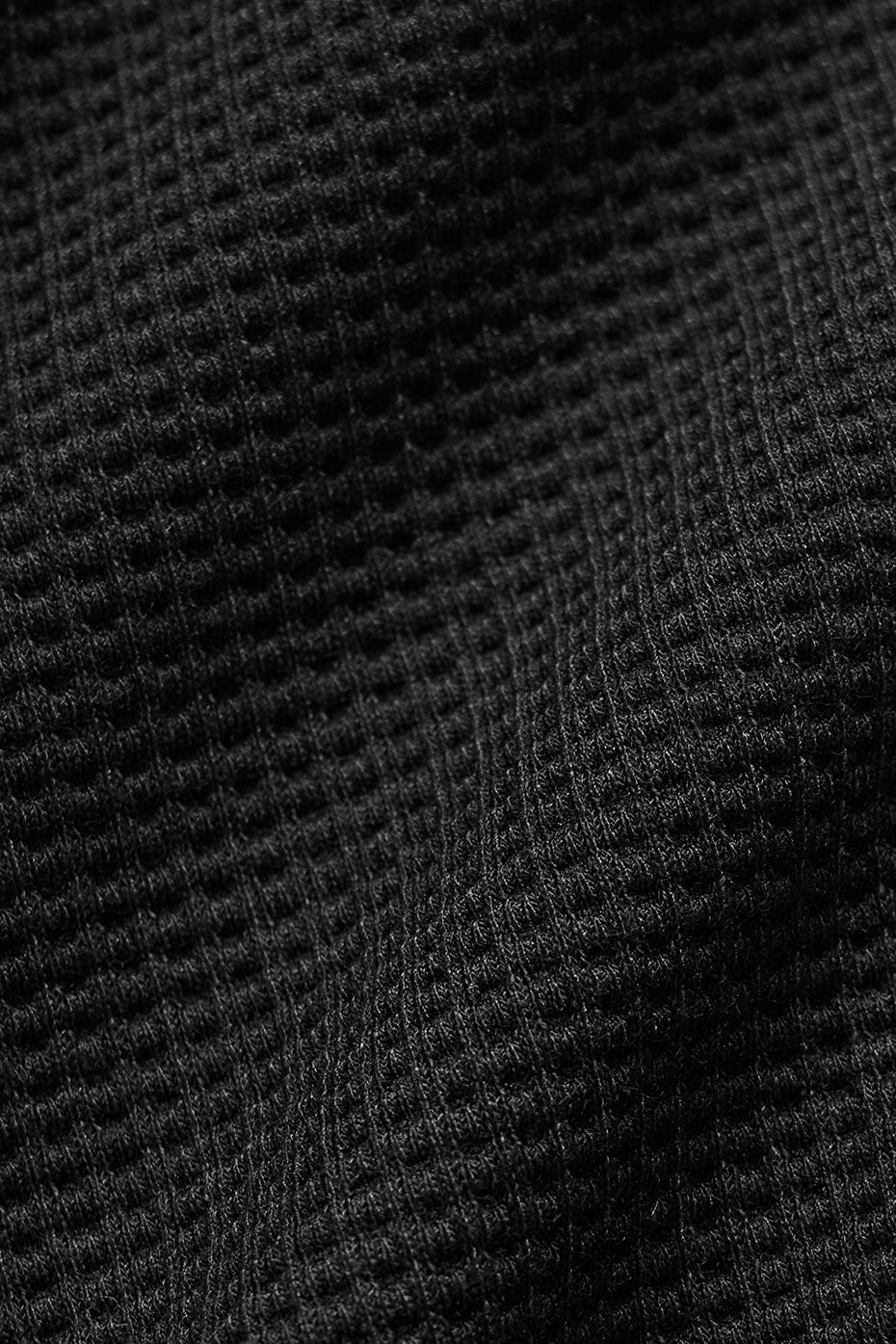 Waffle Lounge Hoodie - Black