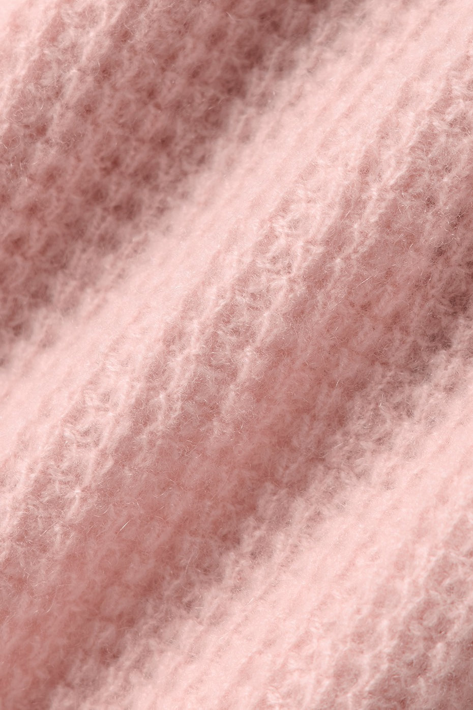 Cashmere Plush Waffle Polo Tee - Pink Quartz